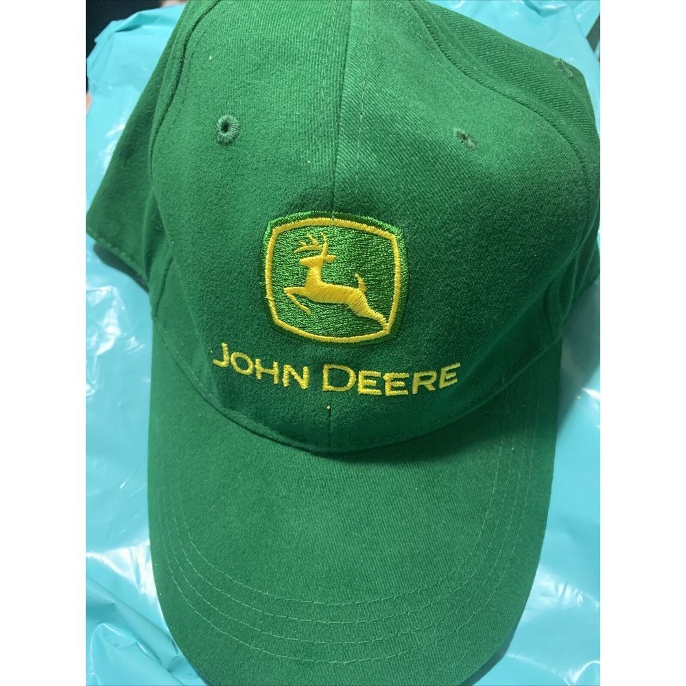 NWT John Deere Licensed Green Nothing Runs Like A Deere tm Cap / Hat